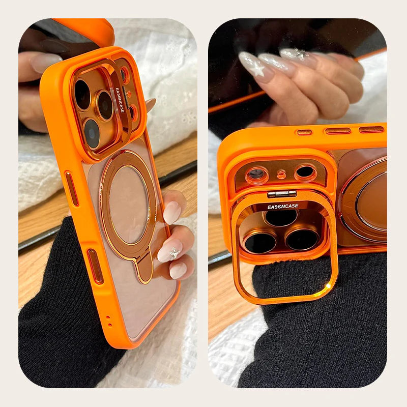 Magnetic Case with 360 Rotatable Ring Stand