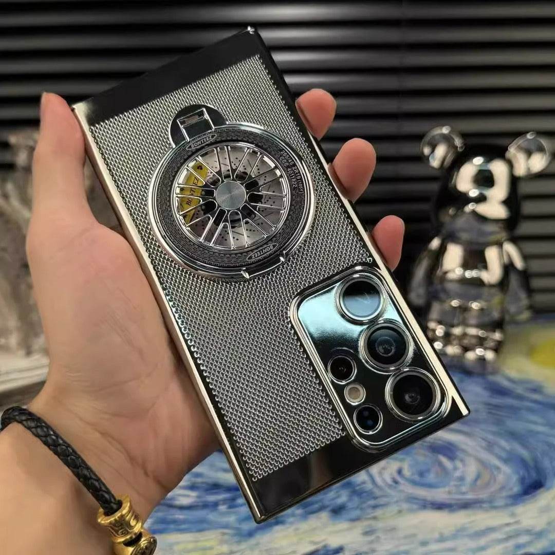Spin Rotating Wheel Stand Case