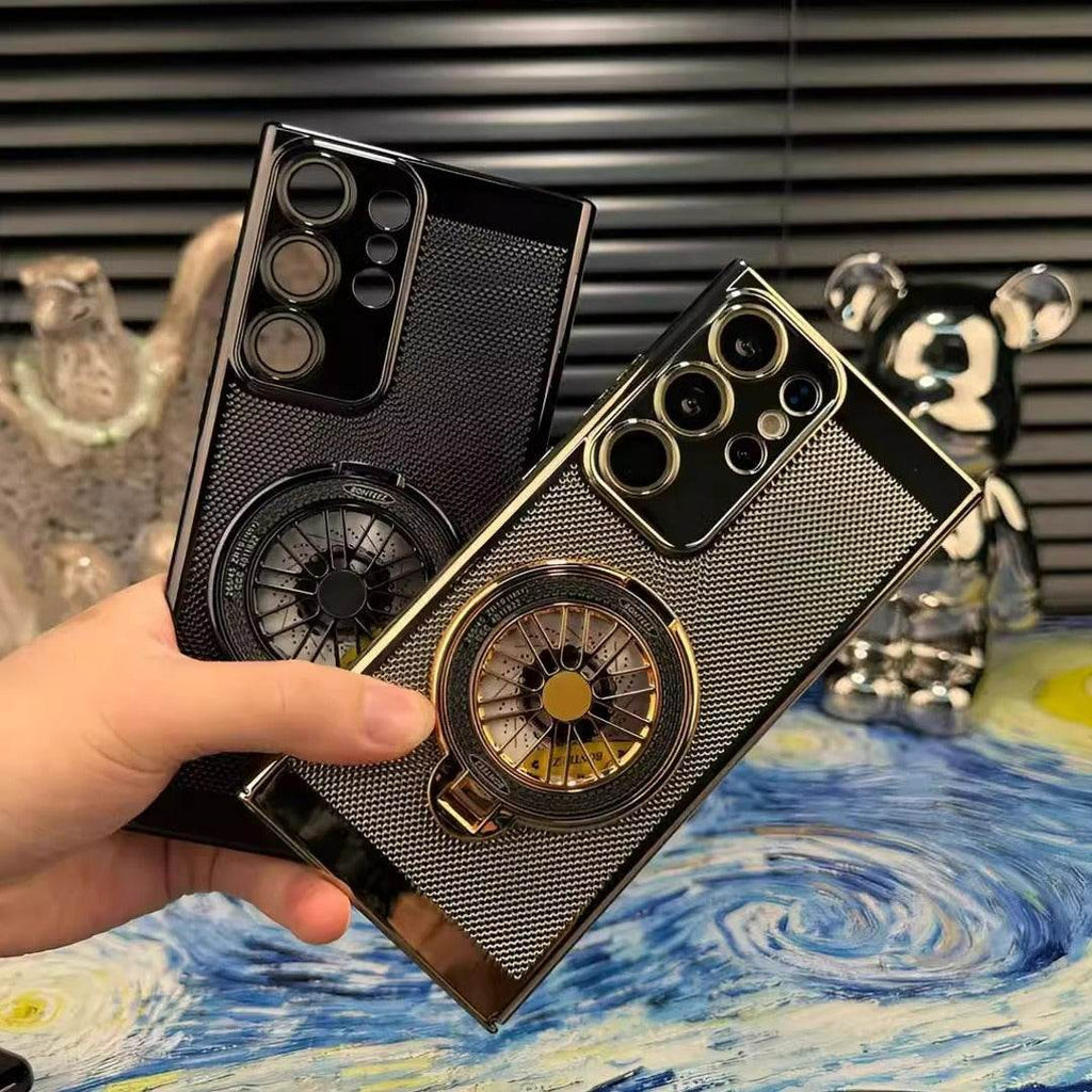 Spin Rotating Wheel Stand Case