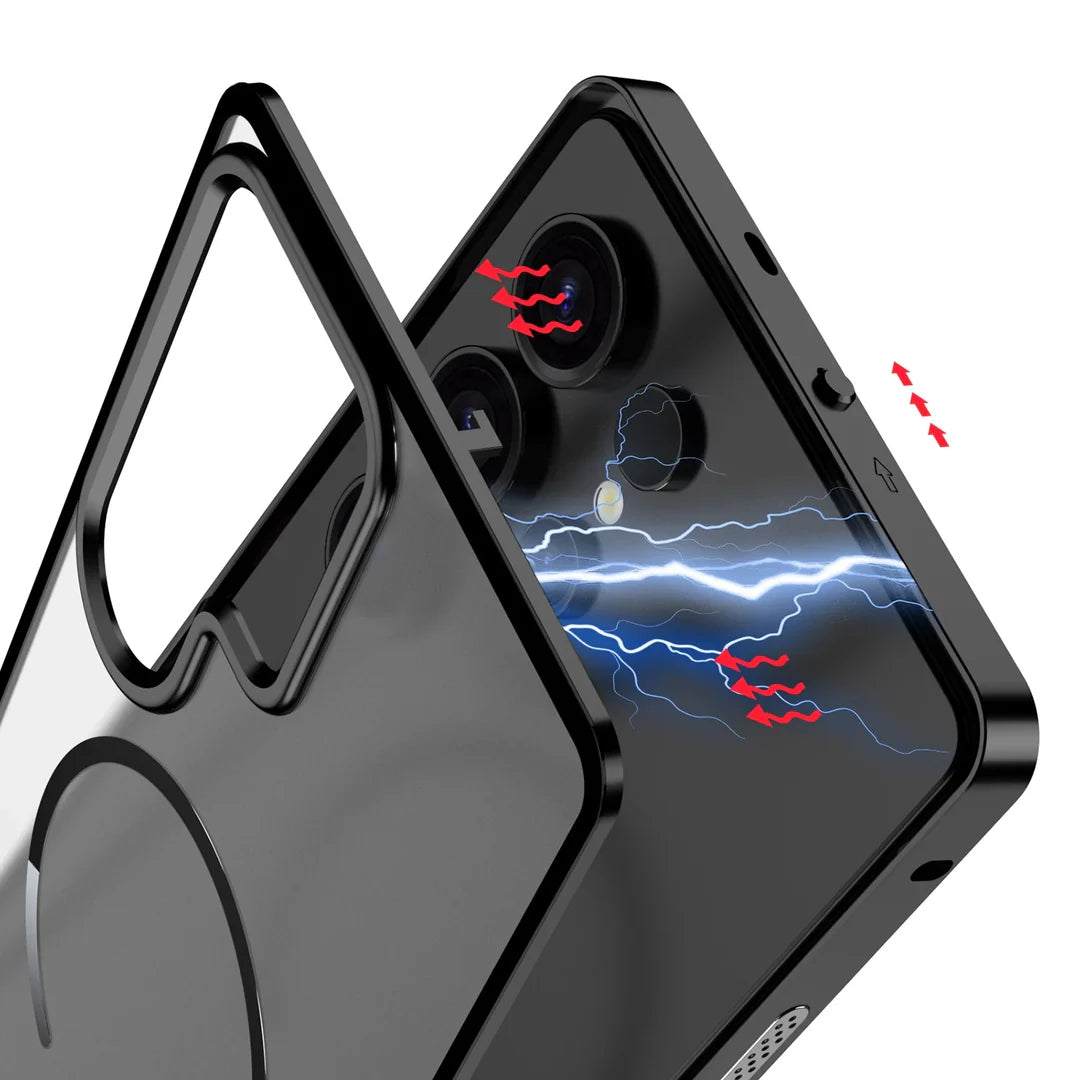 Aluminium Alloy Clear Magsafe Case