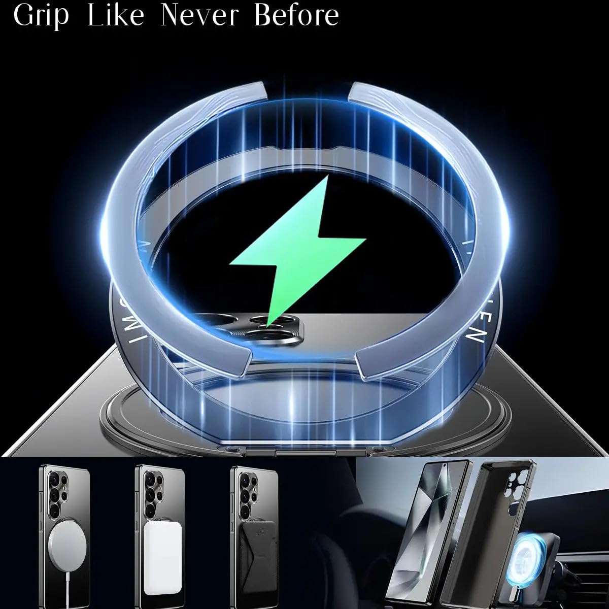 Anti-Slip Shockproof Case With  Magnetic Stand