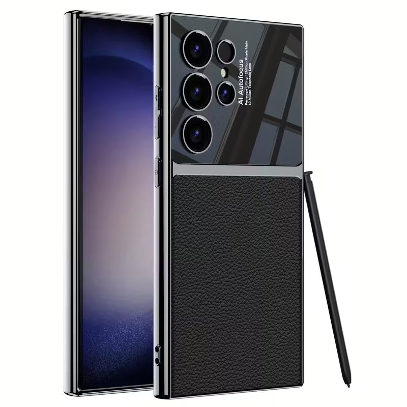 Electroplated PU Leather Soft-Edge Case