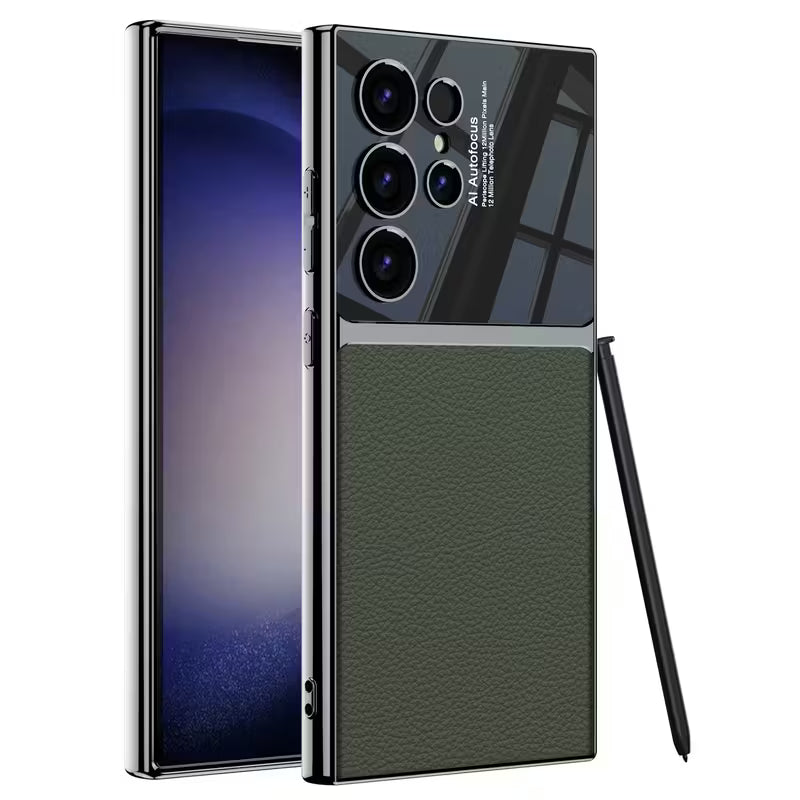 Electroplated PU Leather Soft-Edge Case