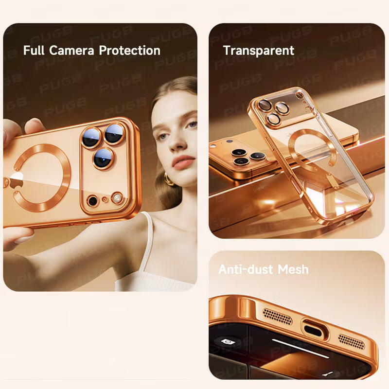Transparent Magsafe Lens Protection Case