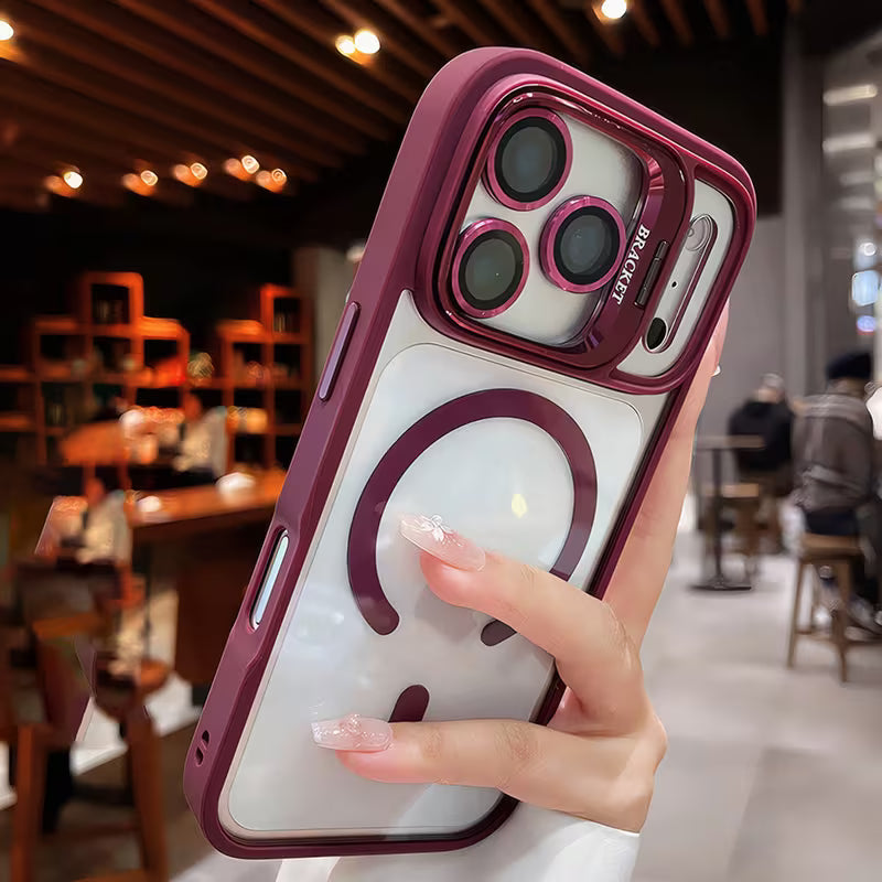 Luxury Shockproof Case With Lens Holder