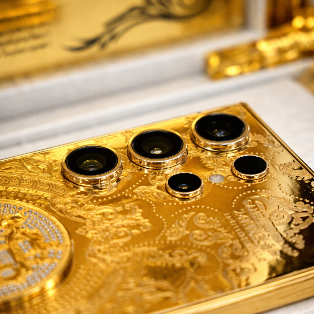 Majestic Crown 24K Engraved Case