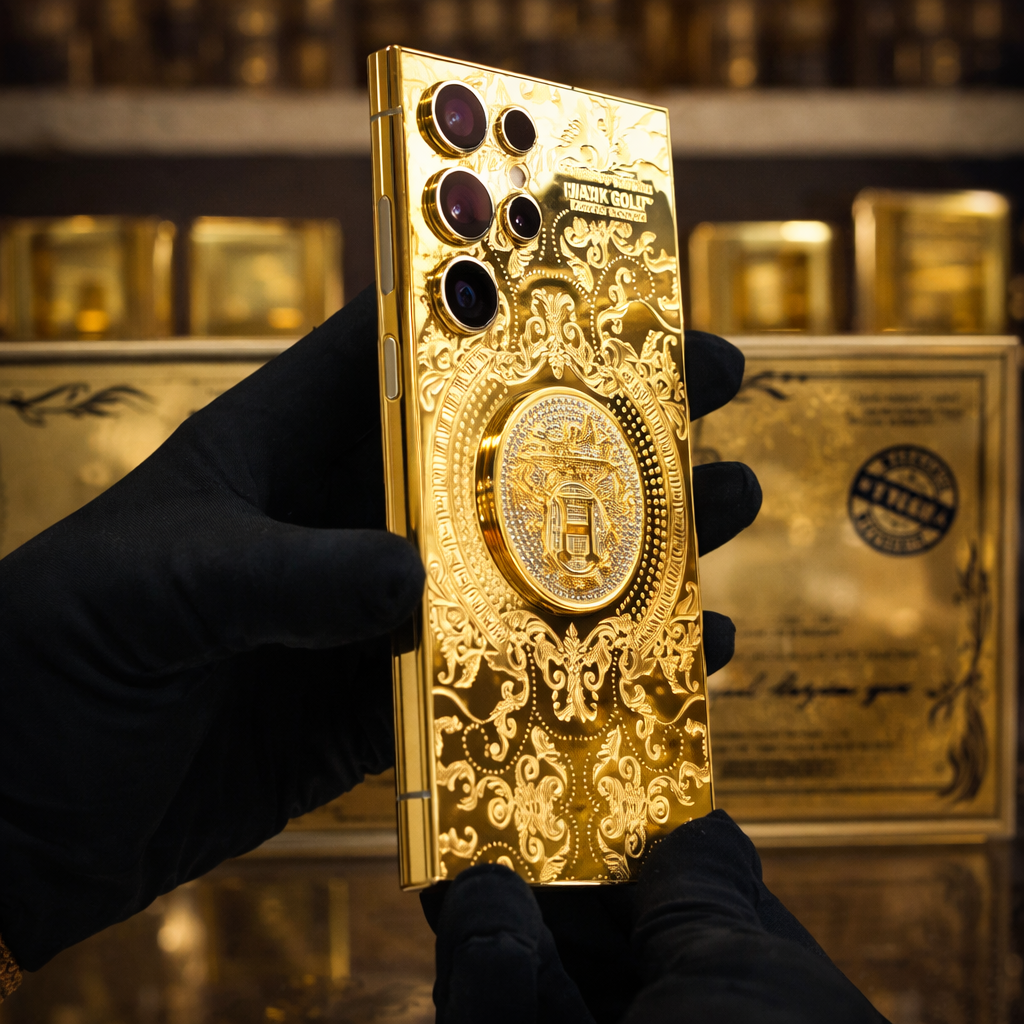Majestic Crown 24K Engraved Case