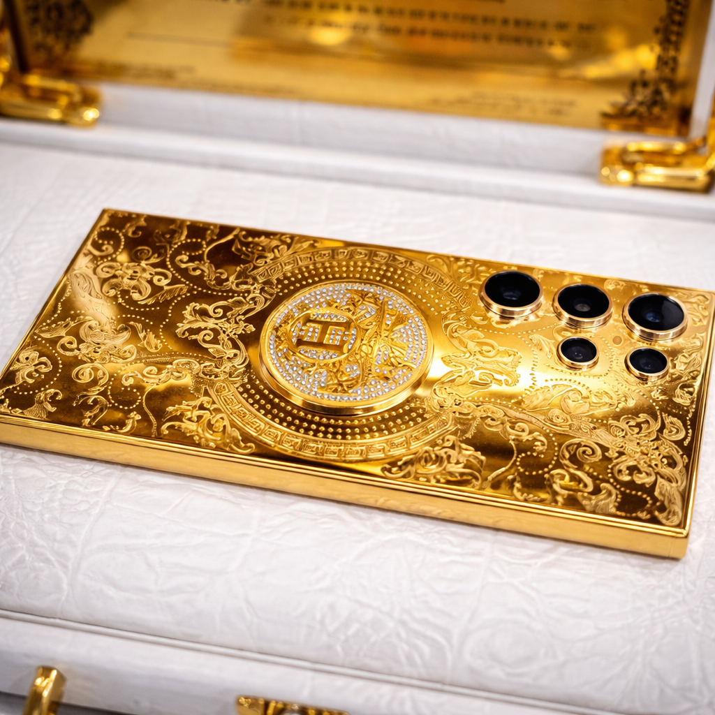 Majestic Crown 24K Engraved Case