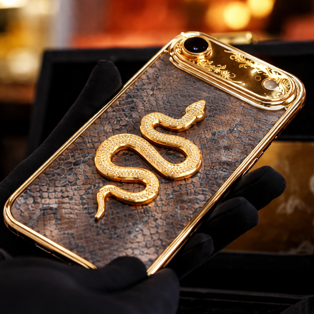 iPhone 17 Air - Venom Luxe Python Case