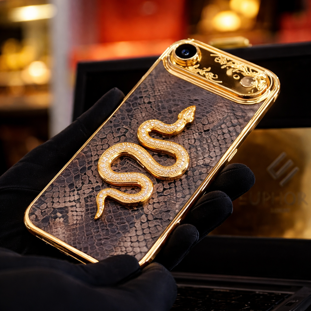 iPhone 17 Air - Venom Luxe Python Case