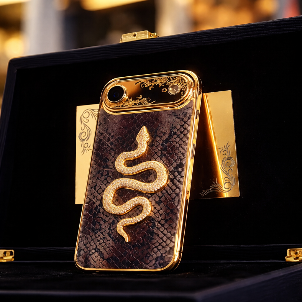 iPhone 17 Air - Venom Luxe Python Case