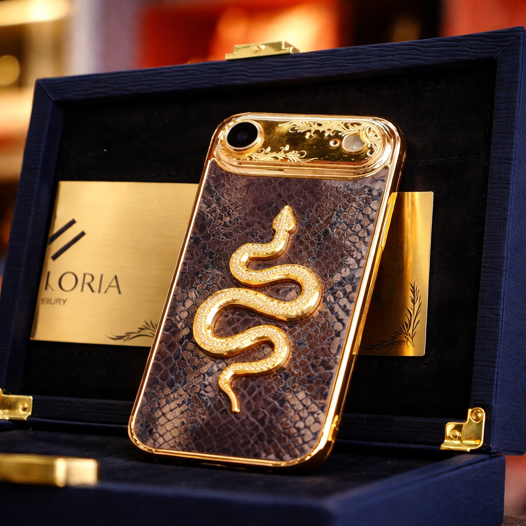 iPhone 17 Air - Venom Luxe Python Case