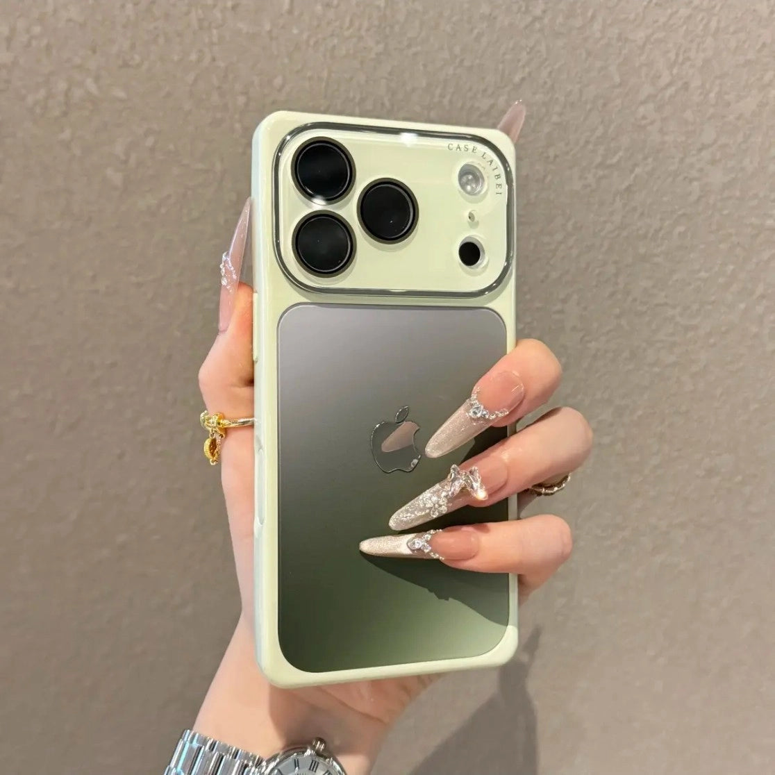 Gradient Contrast Crystal Lens Case