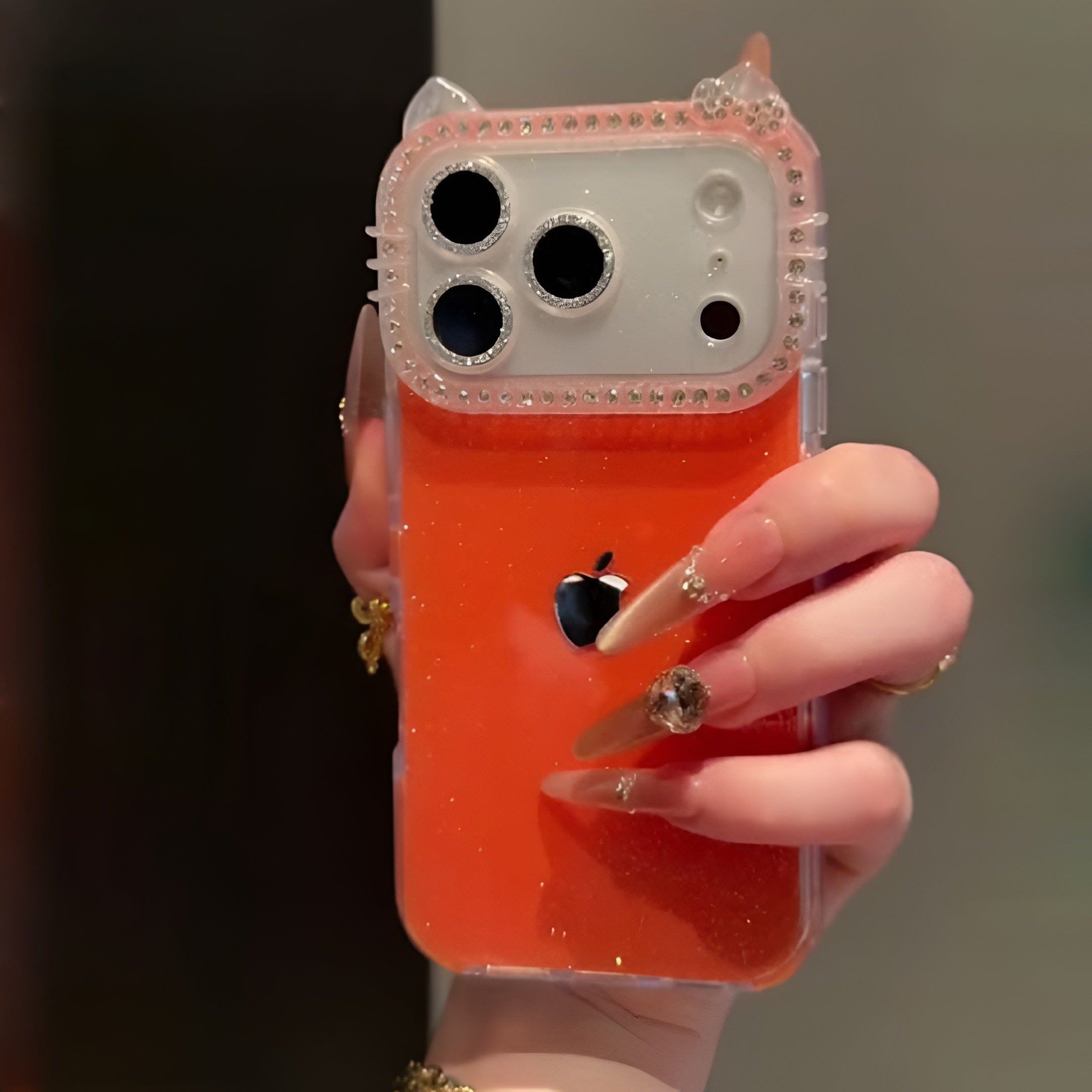 Soft Glitter Puffy Case
