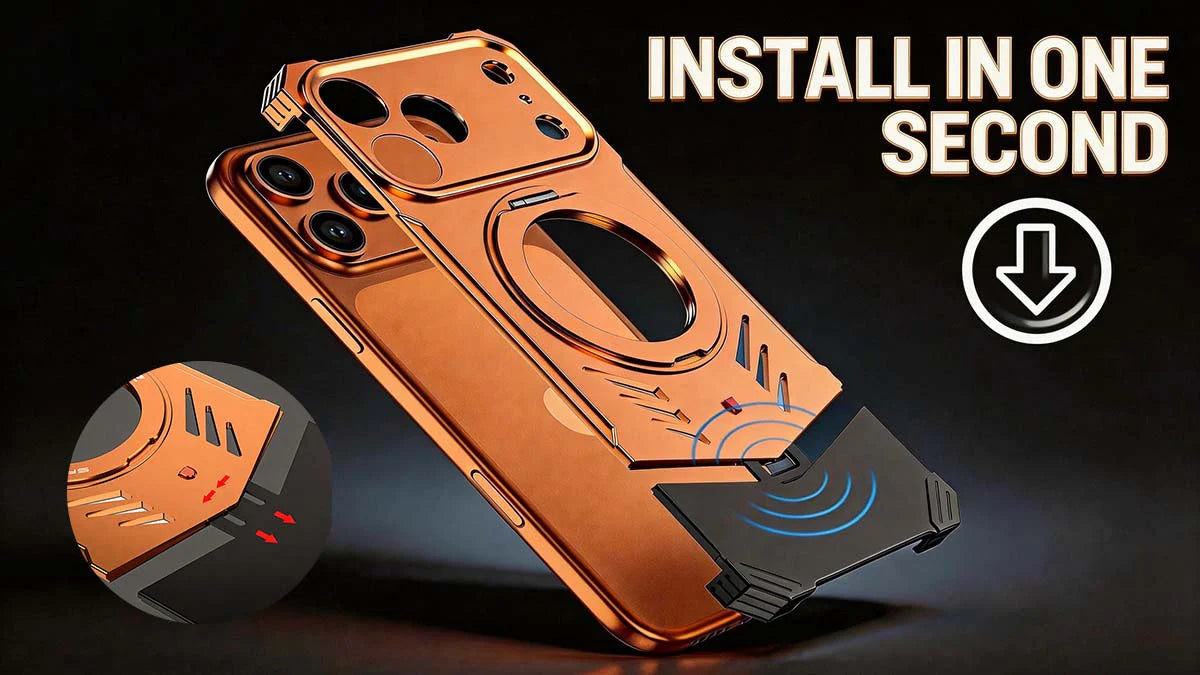 Magnetic Armor Metal Case