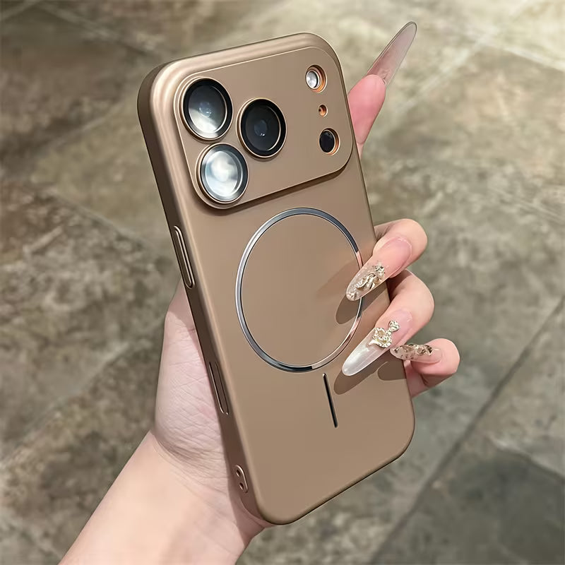 Electroplated Matte Magnetic Skin Feel Case