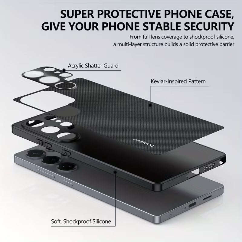Luxury Kevlar Pattern Case