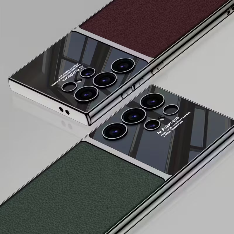 Electroplated PU Leather Soft-Edge Case