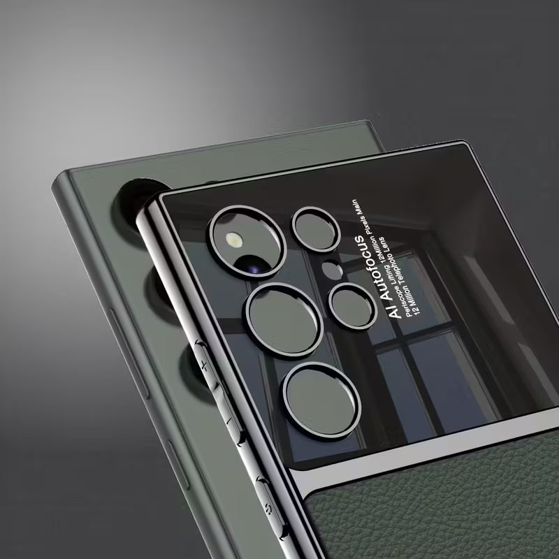 Electroplated PU Leather Soft-Edge Case