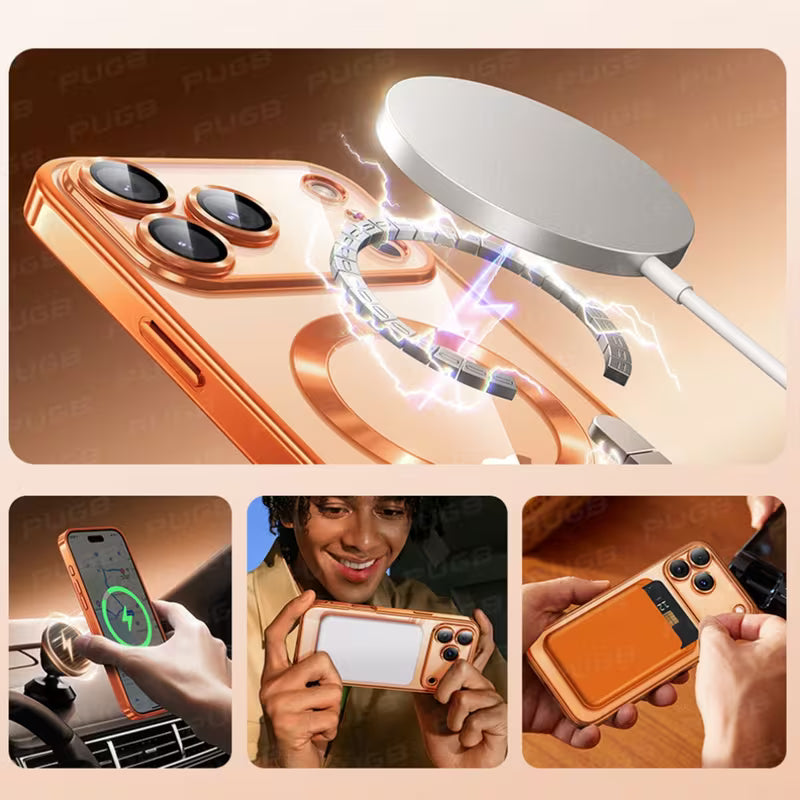 Transparent Magsafe Lens Protection Case