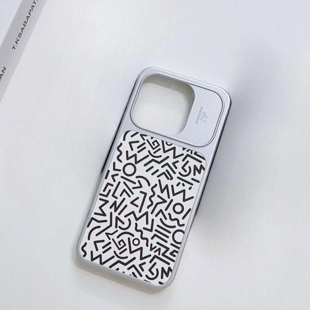 Magsafe Graffiti Painted Leather Case