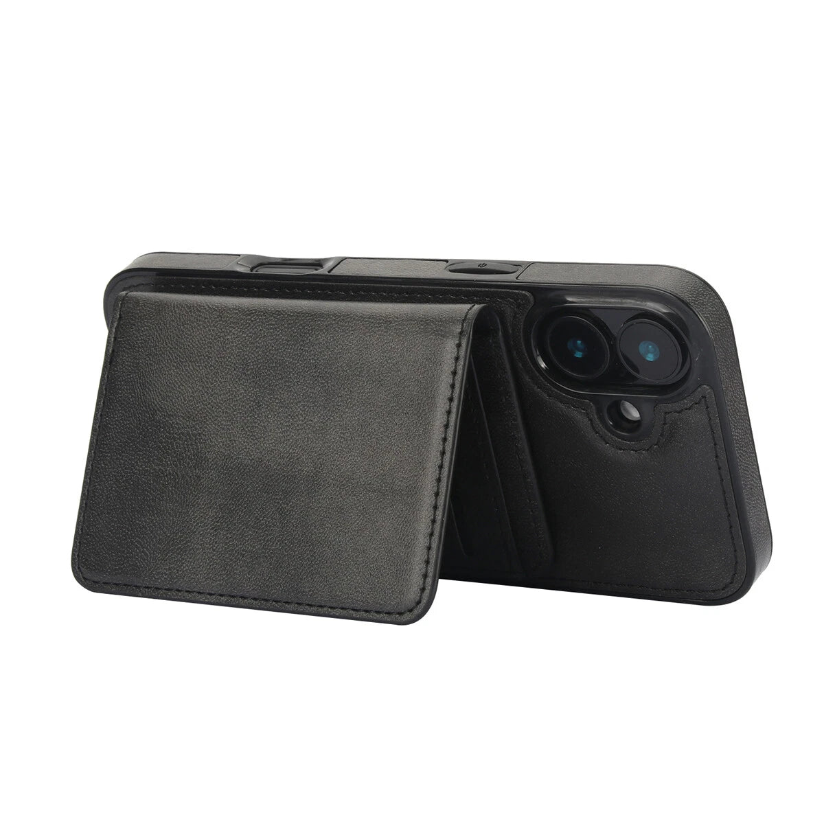 iPhone 16 - Detachable Magsafe Magnetic Wallet Stand Case