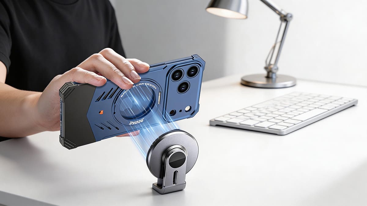 Magnetic Armor Metal Case